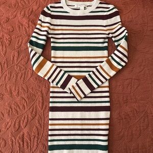 Forever 21 Multicolor Striped Dress